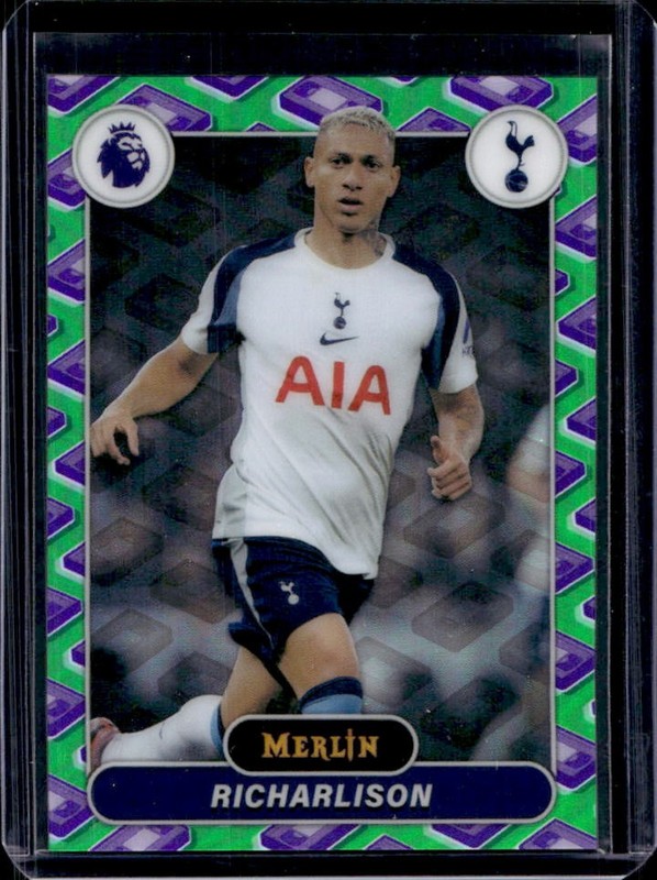 2026 Topps Merlin Premier League Richarlison VHS Refractor #174 Tottenham