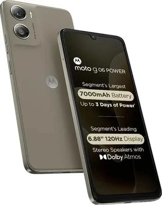 Motorola Moto G06 Power Factory Unlocked 4GB RAM 64GB Storage