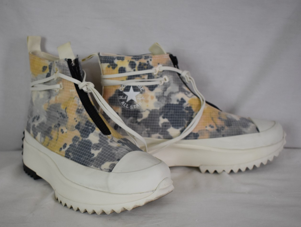 Converse Run Star Hike High Washed Florals Platform Size 9.5 womens thumbnail 3