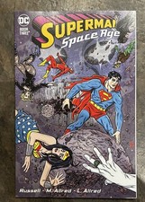 Superman: Space Age Book Three Hardcover Graphic Comic Book Mark Russell NM