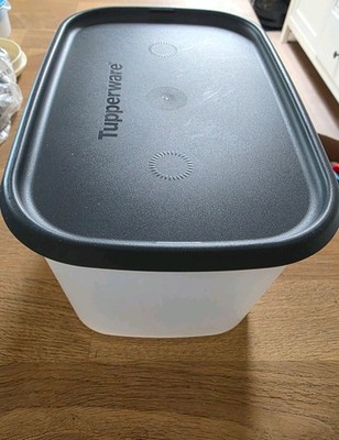 Tupperware One Touch 2,85 l Vorratsdose Deckel schwarz