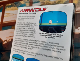 Airwolf Nintendo Nes NTSC/Usa Completo Come Nuovo Perfetto Originale 100%