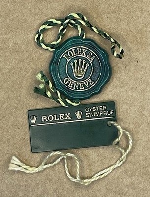ROLEX Green Swing Tag Seal for FULL SET Datejust II 41mm 116300 116334 116333