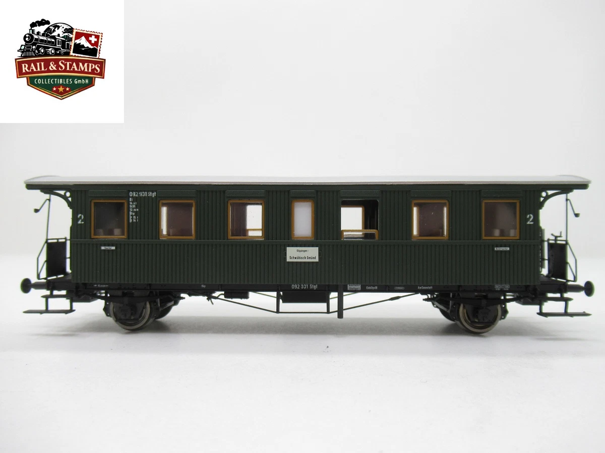 BRAWA 2160 Zweiachser Personenwagen der Deutschen Bundesbahn DB  DC H0 mit OVP