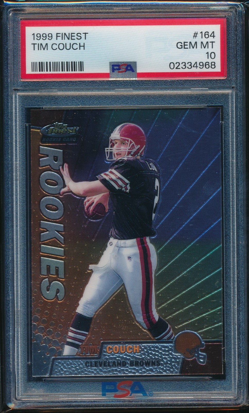 Tim Couch Finest #164 Base