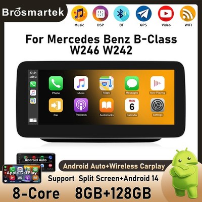 12.3'' Android Autoradio CarPlay 128GB SWC Für Mercedes B-Klasse W246/W242 NTG4.5