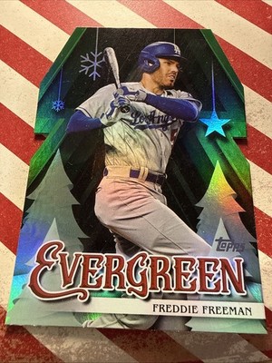 2025 Topps Holiday Evergreen Freddie Freeman #E-21 - Los Angeles Dodgers