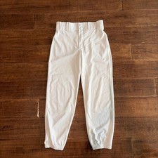 Nike DRI-FIT Baseball Pants BOYS LARGE WHITE