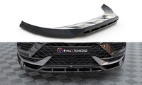 Maxton Design Frontlippe Passend FüR Cupra Ateca Mk1 FL Schwarz Hochglanz