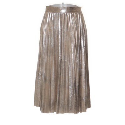 Zara Woman, Rock, Größe: XS, Gold, Polyester, Damen #jJ4
