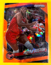 2025 Panini Prizm WNBA #75 Aliyah Boston Orange Prizms