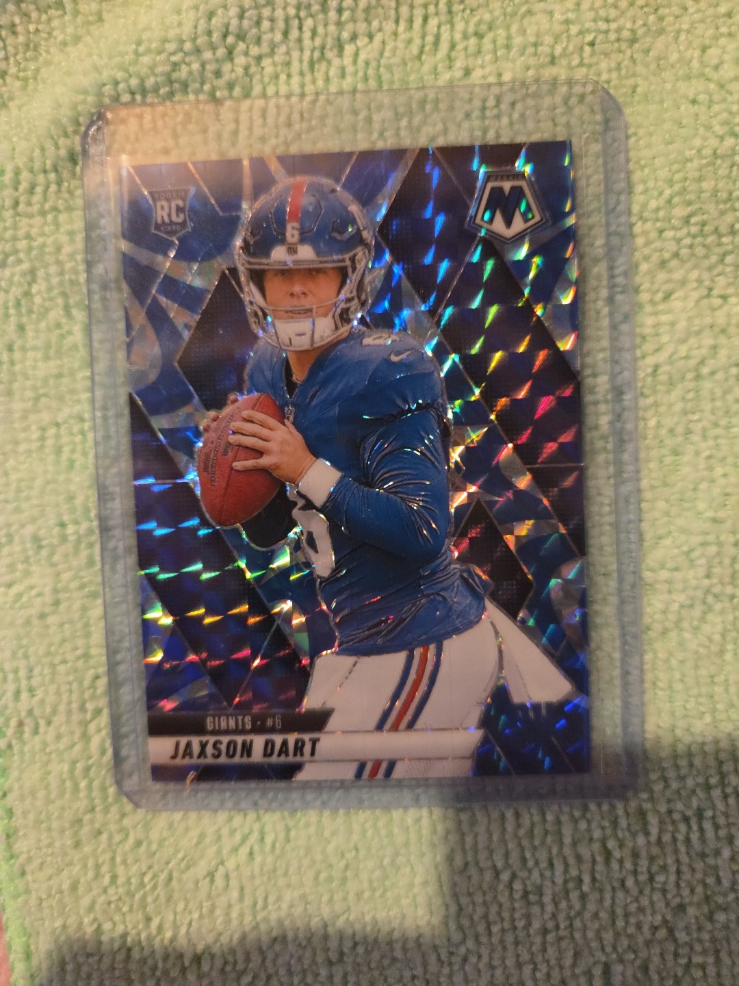 2025 Mosaic Jaxson Dart Blue Reactive  #362 (RC)