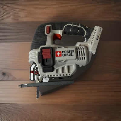 #ad Porter Cable PCC650 20V MAX Lithium Ion Jig Saw w 1 Battery No Charger $45.00