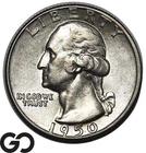 1950-D/S Washington Quarter Solid Gem BU++