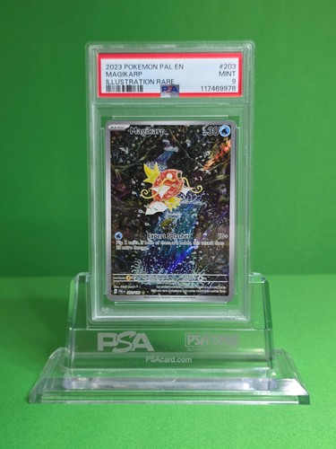 POKEMON 2023 PALDEA EVOLVED MAGIKARP ILLUSTRATION RARE 203 PSA 9