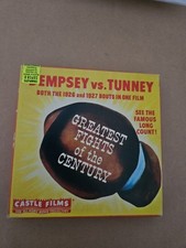 Castle Films 8mm Movie Dempsey vs. Tunney Greatest Fights of the Century Boxing