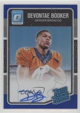 2016 Donruss Optic Rated Rookie Blue Signatures 41/75 Devontae Booker Auto 3w8