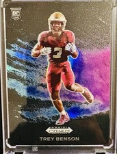 2024 Panini Prizm Draft Picks - Black Color Blast Trey Benson #CB-21 (RC)