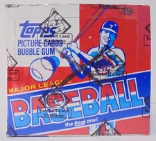 1982 Topps Baseball Cello Box (BBCE) (X-Out)