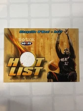 Shaquille O'Neal 2004-05 NBA Hoops Hot List #HL/SO HOF GAME USED JERSEY CARD