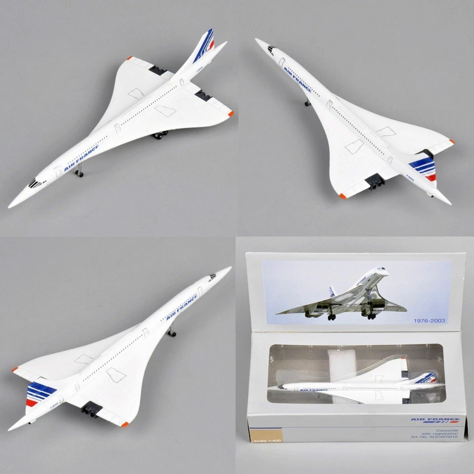 1/400 Air France 1976-2003 Concorde Aircraft Model Airplane DieCast Model Toys - Image 3 of 4