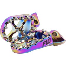 FLO MOTORSPORTS PRO SERIES FOOT PEGS JET FUEL /KAW Honda CRF450R 2002-2023
