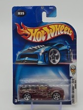 Hot Wheels - 2003 First Editions Series - Boom Box - Maroon w/ Flames