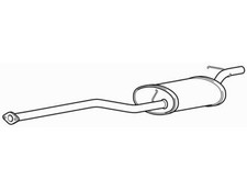Quality Centre Exhaust Middle Silencer for Volvo S40 D4164T 1.6 (2004-2010)