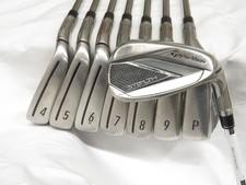 Used TaylorMade Stealth Iron Set 4-PW,AW KBS Max MT 85s Stiff Steel Shafts S