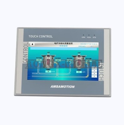 AMSAMOTION 7 Inch HMI PLC All-in-One FX3U Ethernet AMX-HM7A-32MRT Touch screen #