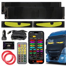 2pcs 23truck Windshield Cars Devil Eyes Light Remote Smart Eye Lamp Soft Screen