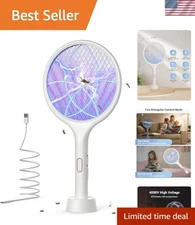 Multi-functional 4000V Electric Fly Zapper: Perfect for Indoors & Outdoors