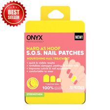 20 Count Nail Patches Strengthening Repair Growth Cuticle Treatment SOS US