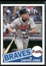 Chipper Jones 2021 Topps #70YT-35 70 Years of Topps Baseball Atlanta Braves Card