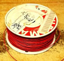750-feet Red 24 AWG Hook-Up Wire, Stranded, Tinned, USA Mil-Spec
