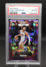 2023-24 Panini Prizm #11 Cade Cunningham Purple Ice /149 PSA 10