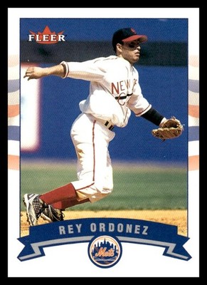 2002 Fleer #409 Rey Ordonez New York Mets | eBay