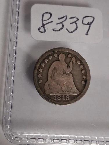 1848-P Seated Liberty Half Dime — photo from another recent sale