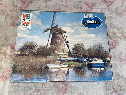 Set Of Two MB Puzzles:Cape Bedrock Light,Maine &Kinderdjik,Holland - Picture 5 of 7