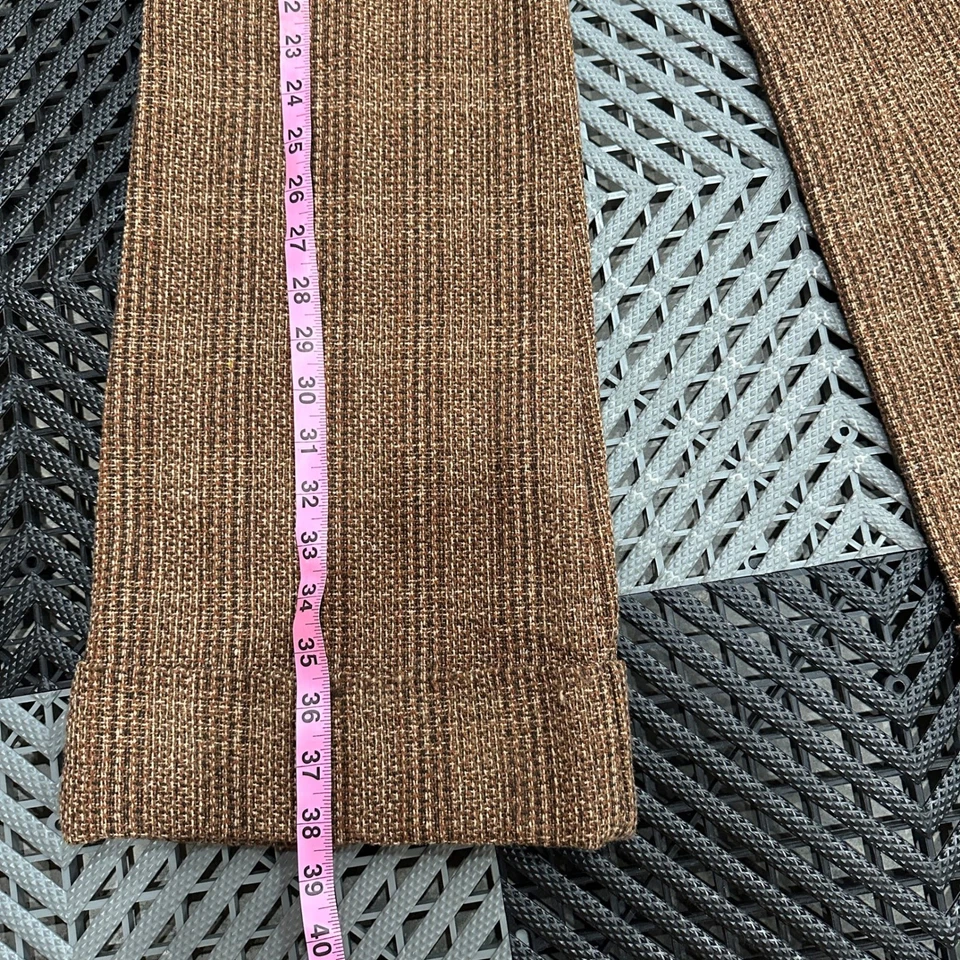 XOXO Women's Flare Leg Pants Size 3 Brown Wool Blend Retro Style USA Made - Image 3 of 4