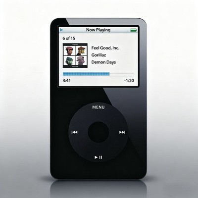 NEW Apple iPod Video 5th Gen 80GB MP3 Player - BLACK - Enhanced w/ Wolfson DAC!