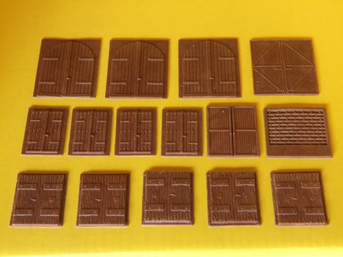 Porte doors modelling per magazzino modellismo HO - 1:87 pz.15 - Krea - 第 1/1 張圖片