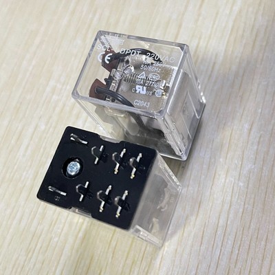 1PC SongChuan SCL-1-DPDT 220VAC Power Relay 10A 250V 8Pins New #D2*