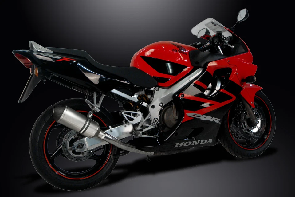 Silenciador escape completo Honda CBR600 F4I 2001-2006 4-1 10" X-OVAL TITANIO Foto 4 de 4