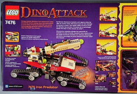 LEGO Dino Attack Iron Predator vs. T-Rex 7476 In 2005 New Retired P2 Express F/S