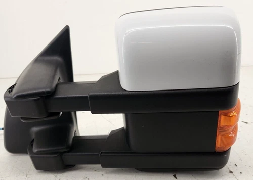 2008 FORD F250SD DRIVER LH SIDE DUAL ARMS POWER HEATED DOOR MIRROR W/ SIGNAL OEM