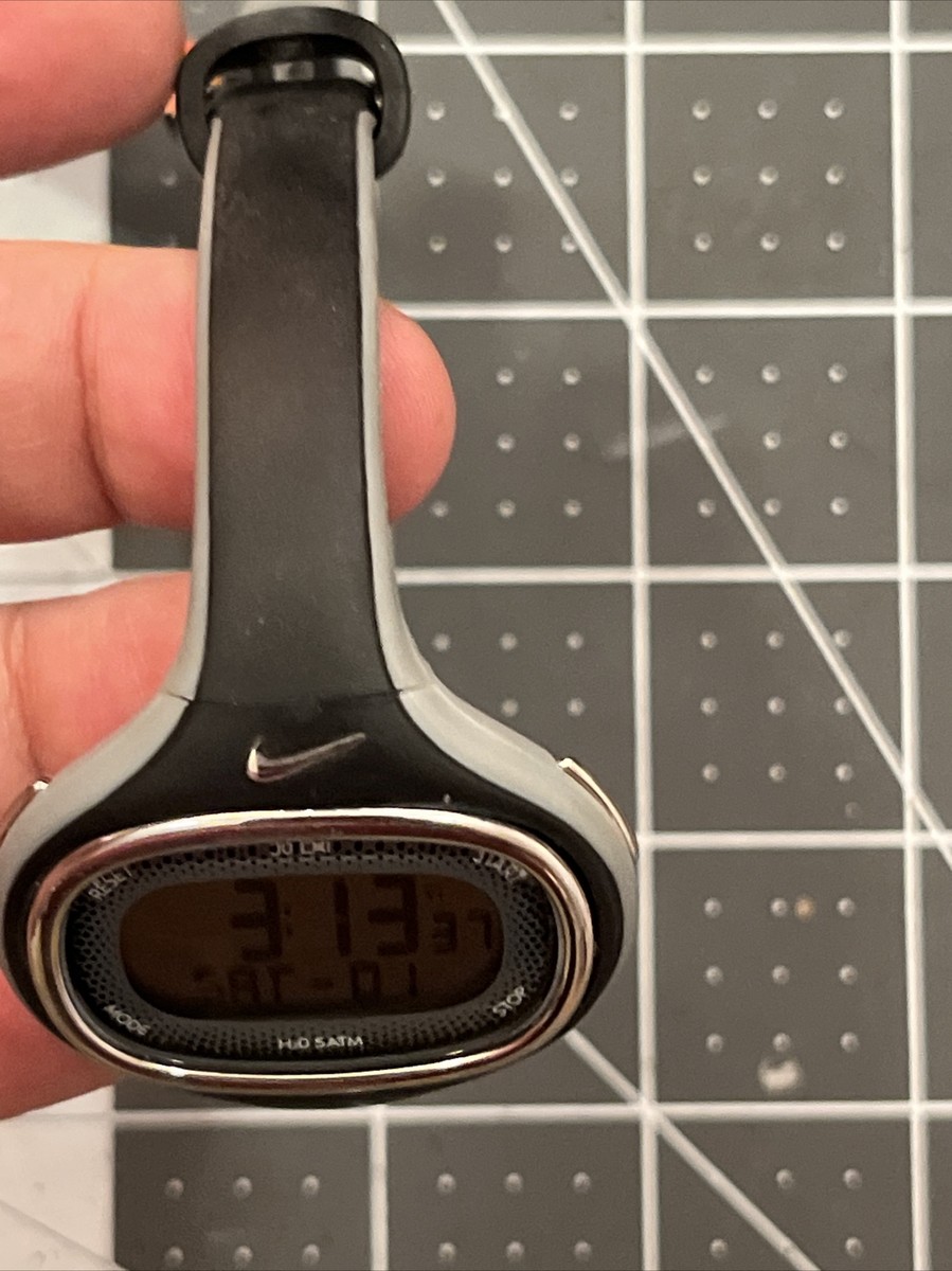 Nike Imara 40mm Black/Gray Digital Sports Watch w/Resin Band