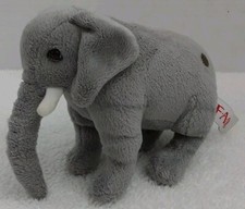 Toys R Us Fao Elephant Stuffed Animal Gray Plush Toy Collectibles