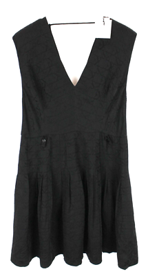 jacquard sleeveless pleated mini dress Ellie Jacquard Pleated Mini Dress