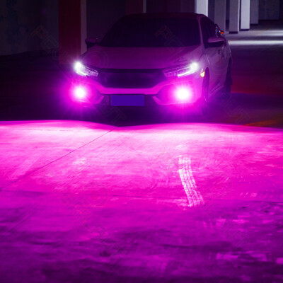 Pink Purple LED Daytime Running Light DRL Bulbs For Acura TL RL
